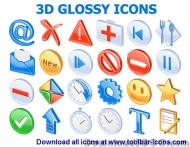 3D Glossy Icons screenshot